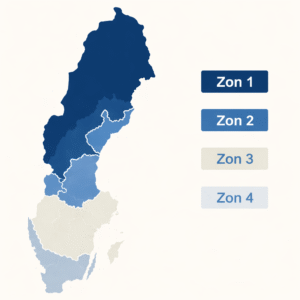 klimatzoner sverige